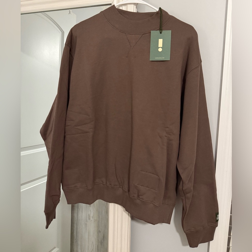 Daily Drills Mocha Vintage Crew